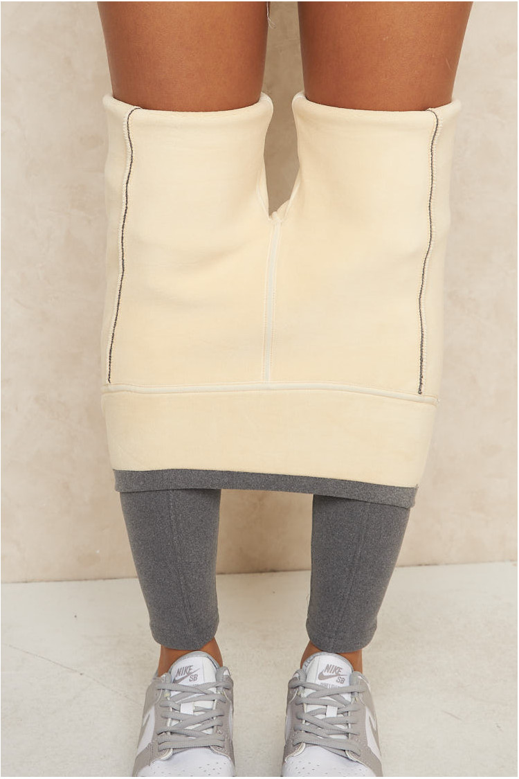 Legging polaire gris