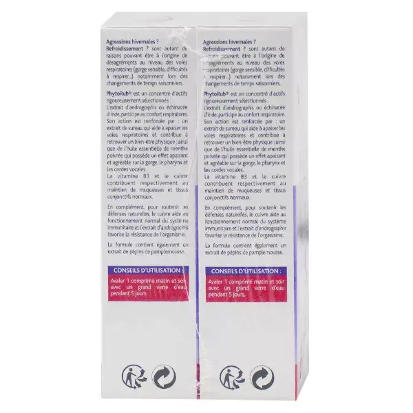 Nutreov Physcience Phyto-Rub Coup de Froid Lot de 2 x 10 comprimés