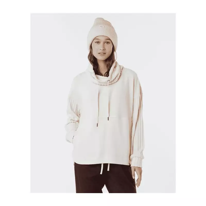 Sweat femme RIPCURL Cosy Roll Neck Ii Ecru Marle