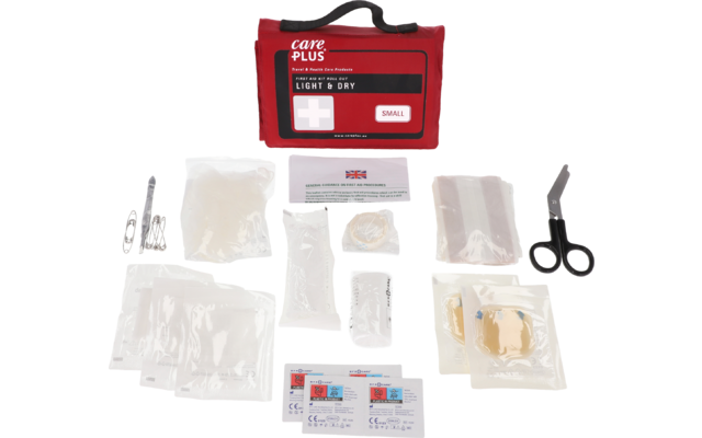 Care Plus Light and Dry Small ausrollbares Erste Hilfe Set 39 teilig