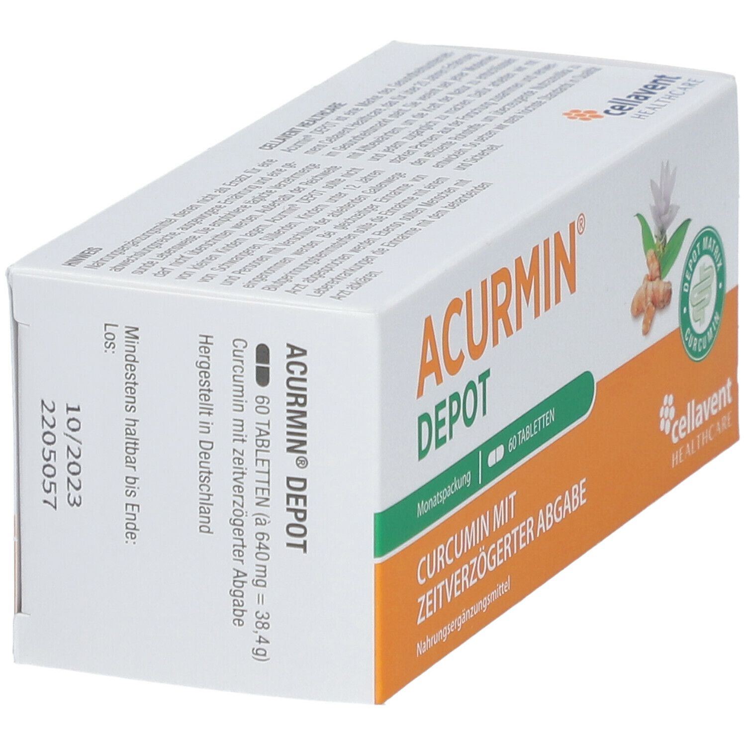 ACURMIN® DEPOT Curcumin mit zeitverzögerzter Abgabe-Acurmin DEPOT