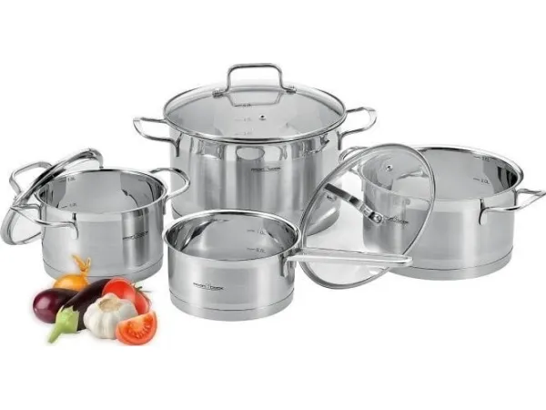 ProfiCook PC-KTS 1224, Blandet sæt, Rustfrit stål, Rustfrit stål, Rustfrit stål, Rustfrit stål, Rustfrit stål