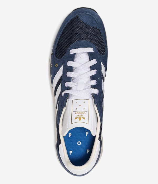 adidas x Pop Trading Company TRX Vintage Schuh (collegiate navy white)