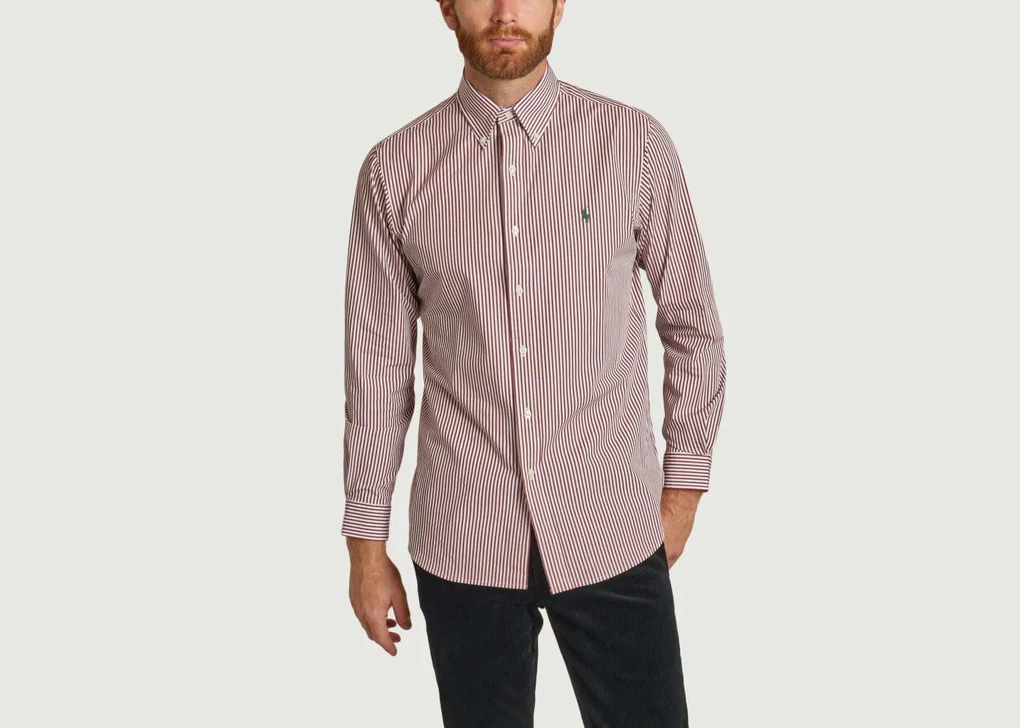 Chemise rayée sleeve Polo Ralph Lauren