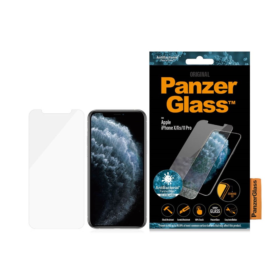PanzerGlass - Skærmbeskyttelse Apple iPhone 11 Pro - Xs - X - Standard Fit