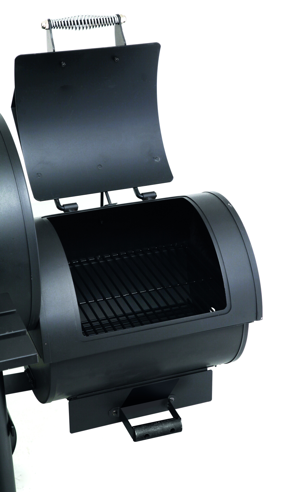 Smoker MILWAUKEE - schwarz - mit Thermometer + Ascheschale