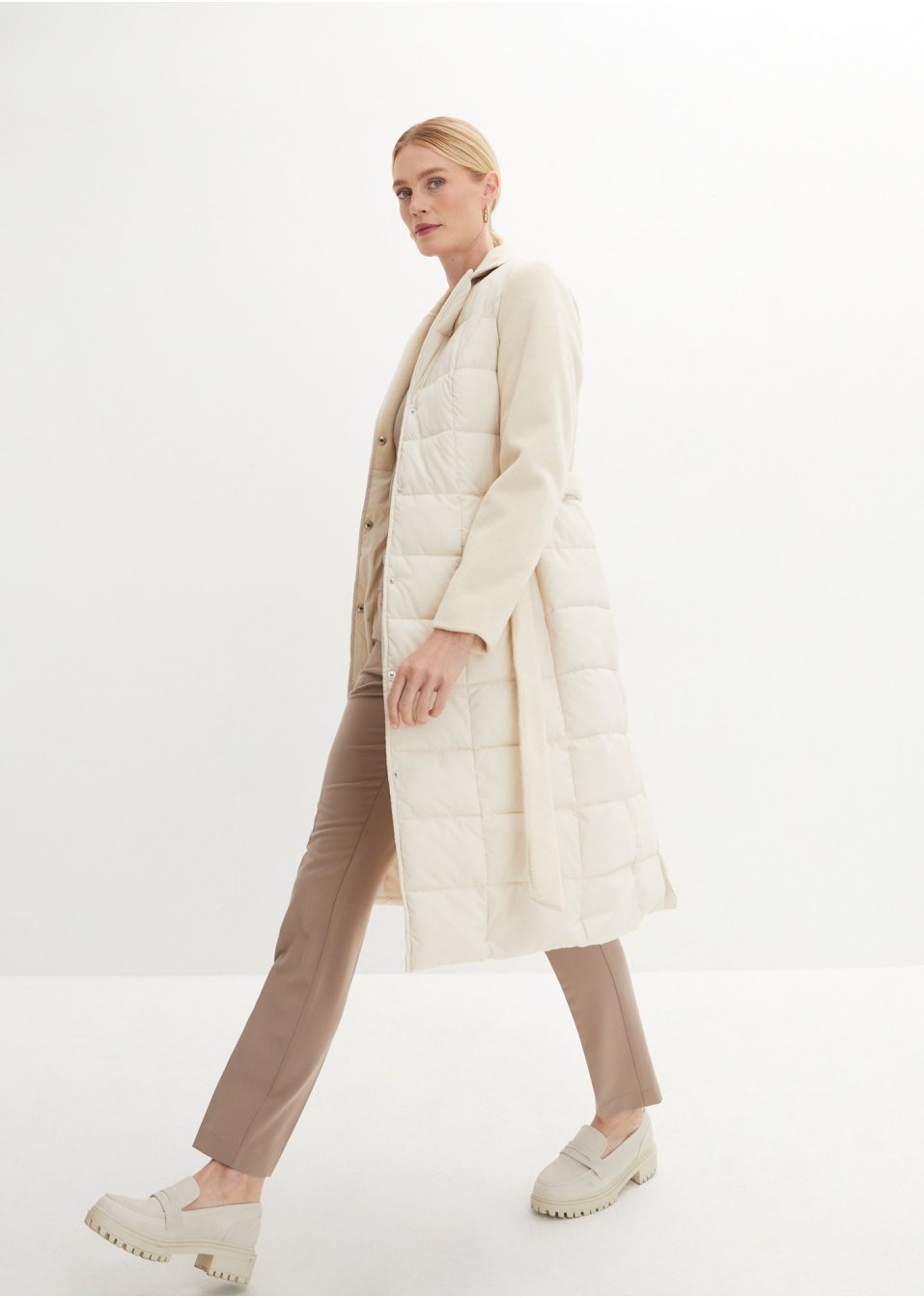 Manteau matelassé style blazer