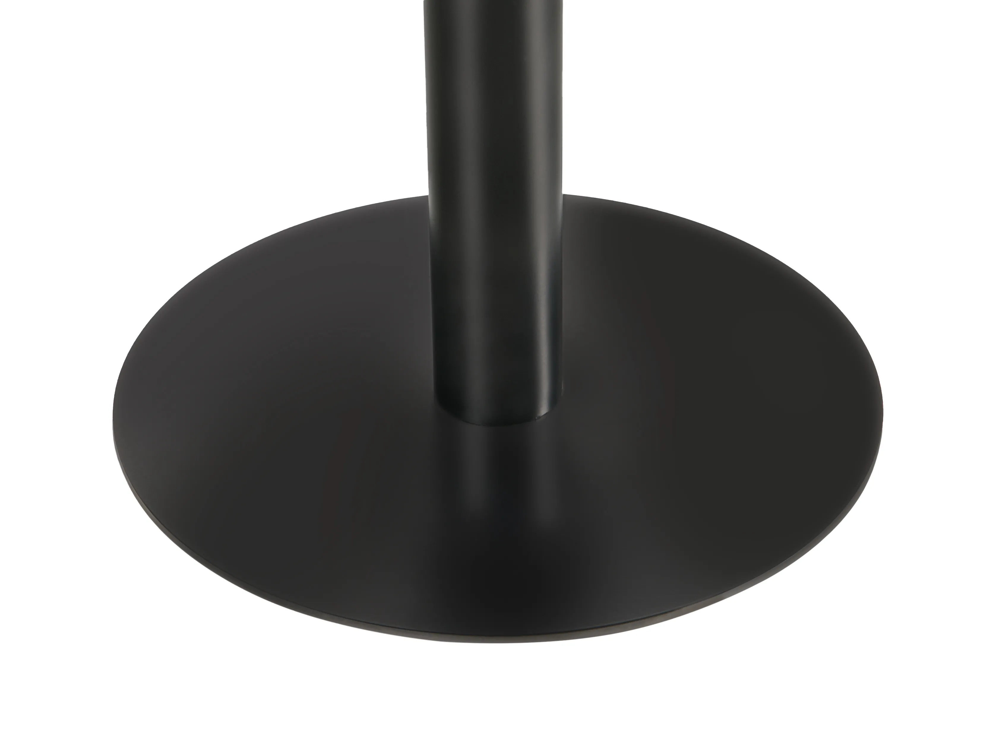 Statafel MORELLA Zwart/donkerbruin 60 cm 60 cm