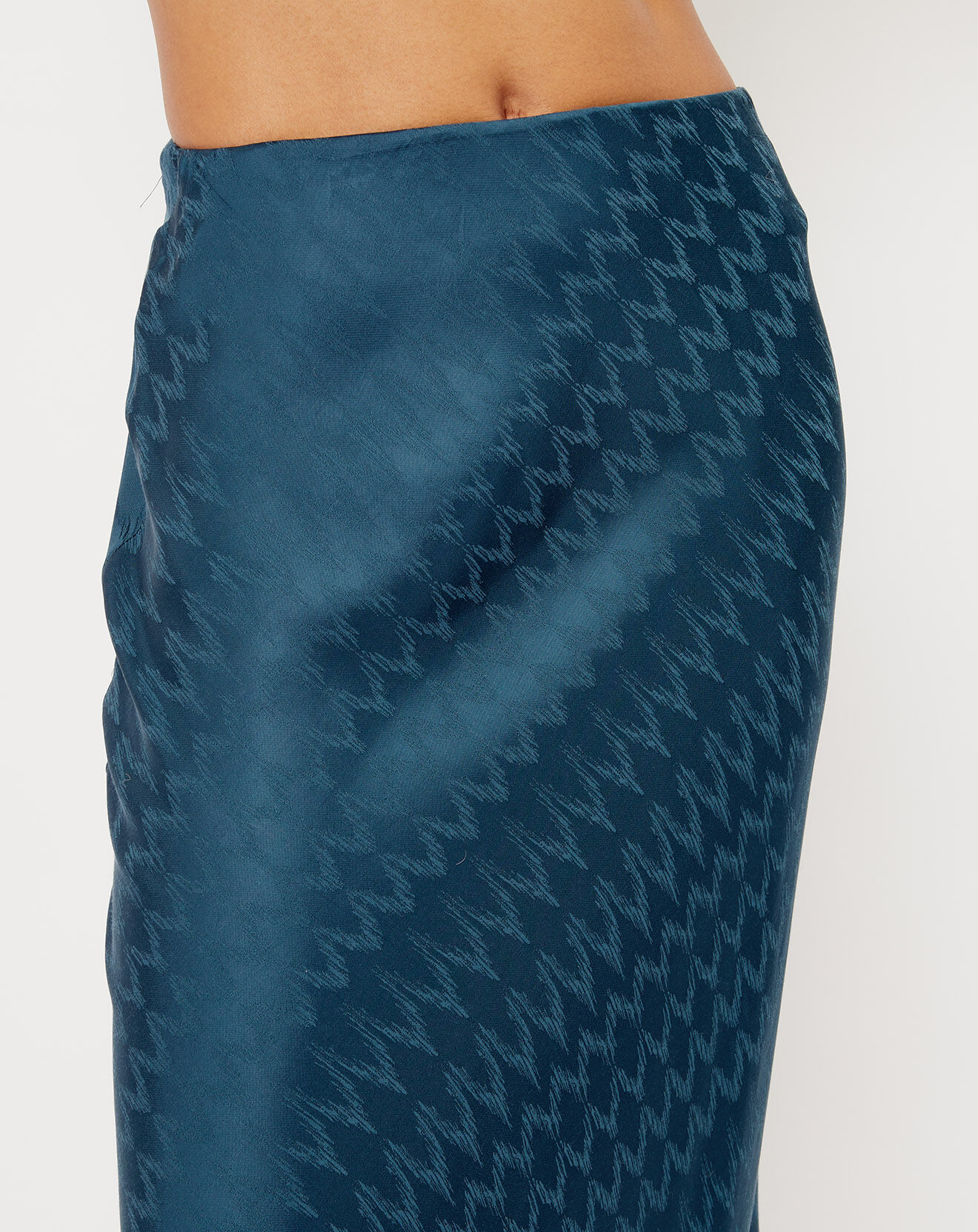 See u Soon Jupe imprimée jacquard Caroline vert foncé