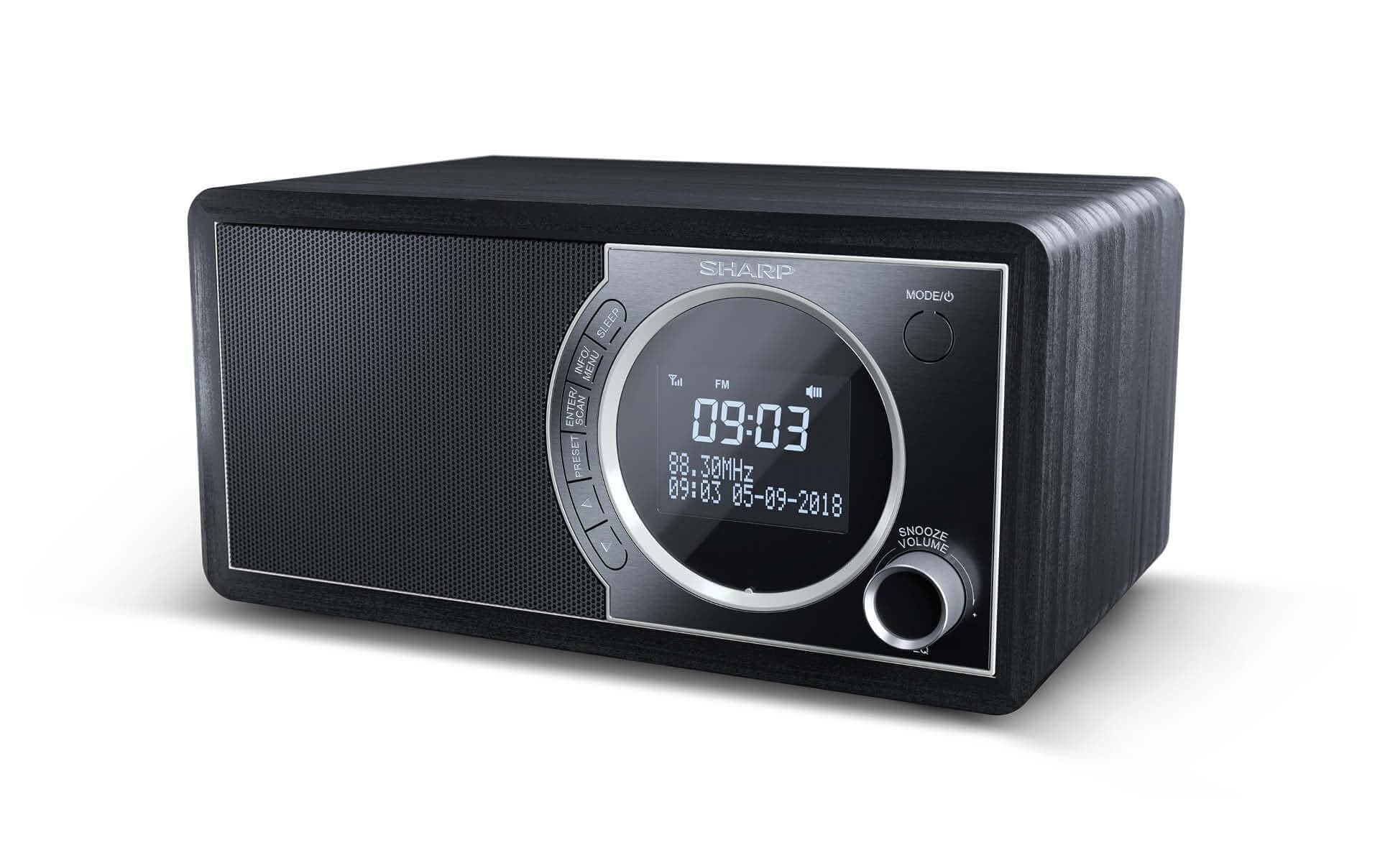 DAB+ Radio DR-450 SchwarzDigital-Radio mit Speicher für 60 Sender