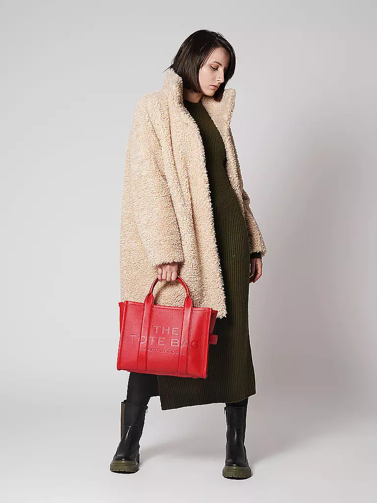MARC JACOBS Ledertasche - Tote Bag THE MEDIUM TOTE BAG LEATHER rot