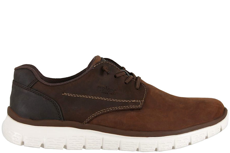 RIEKER HYTTESKO I BRUNT OLIERET NUBUCK