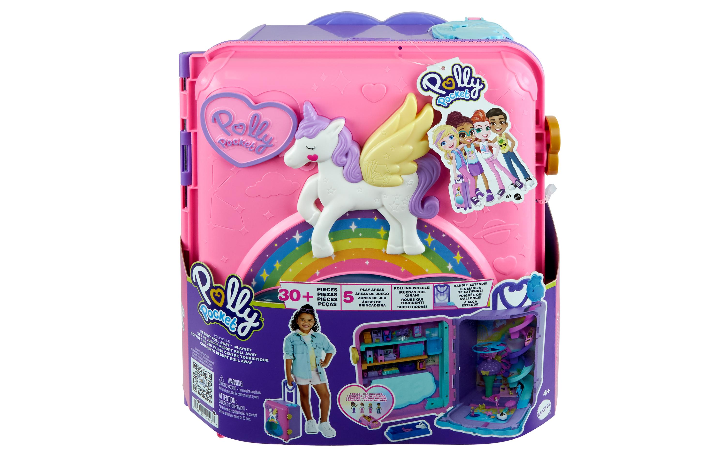 Spielset Polly Pocket Urlaub im Rollkoffer SpielsetSpielset und Aufbewahrungsmöglichkeit in einem