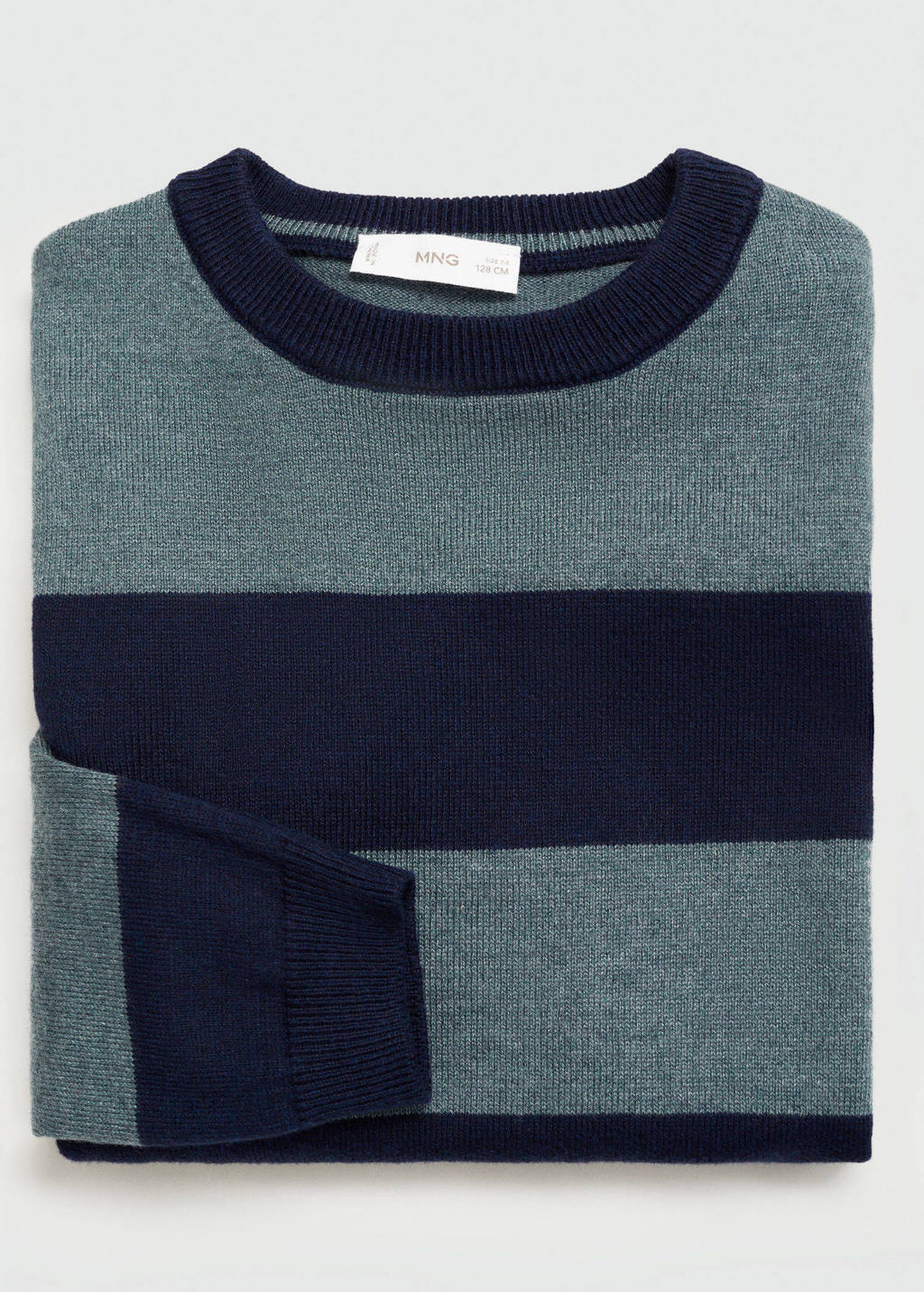 Mango Kids gebreide trui donkerblauw