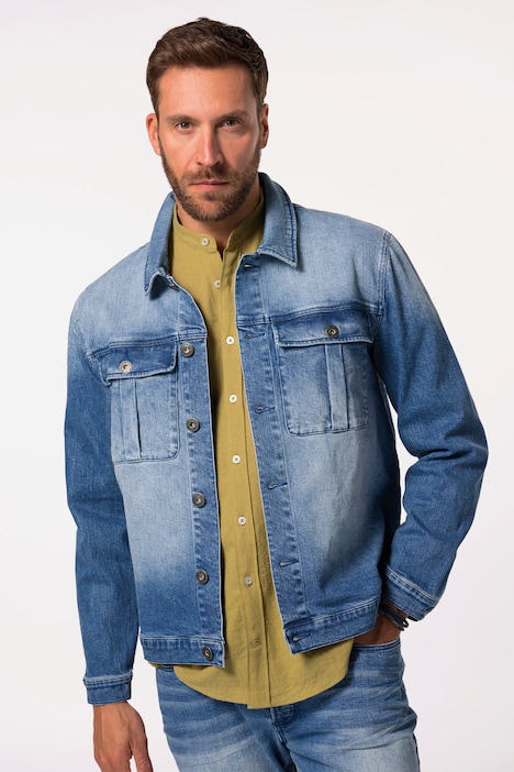Jeansjacke FLEXNAMIC®, 2 Brusttaschen, bis 8 XL