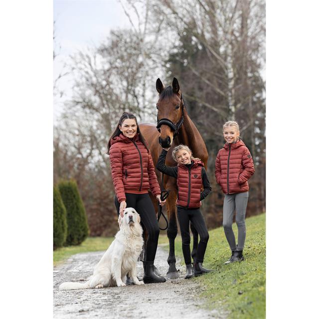 Jas Covalliero Quilted Kids Rood-oranje
