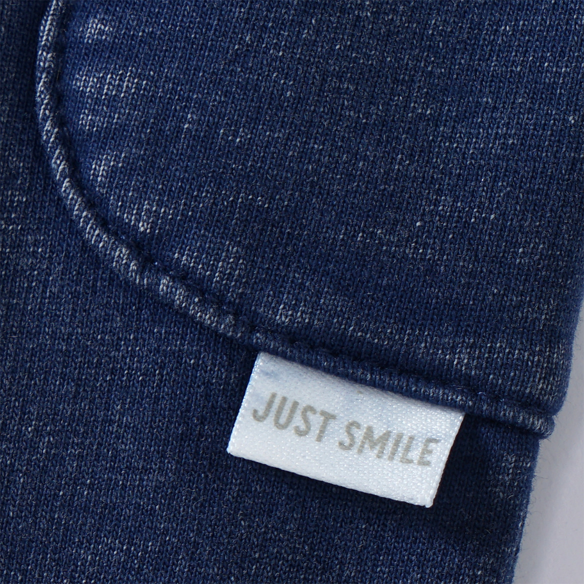 Topomini Baby Pull-on-Hose in Denim-Optik dunkelblau