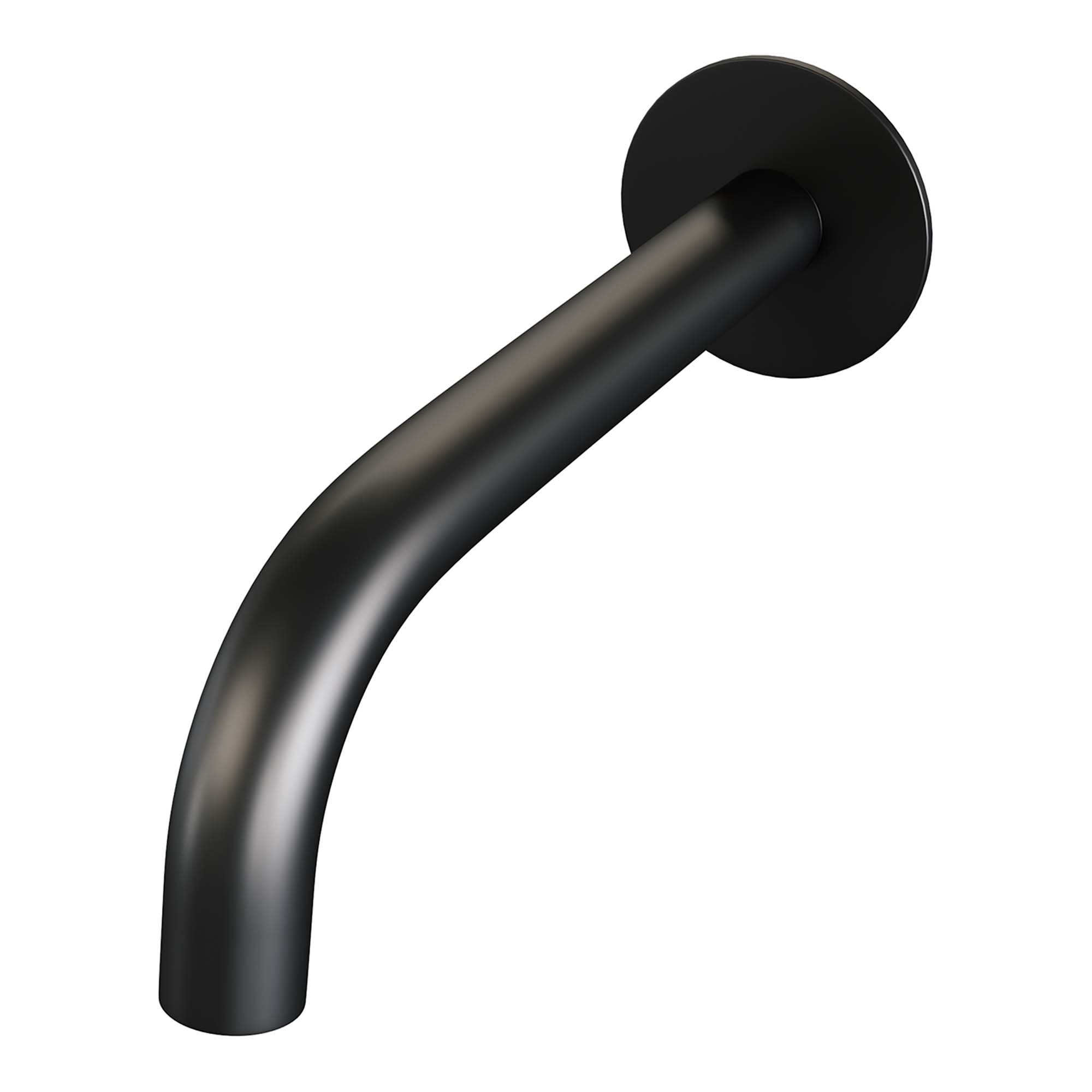 Brauer Black Carving inbouw badkraan met 3 standen handdouche mat zwart