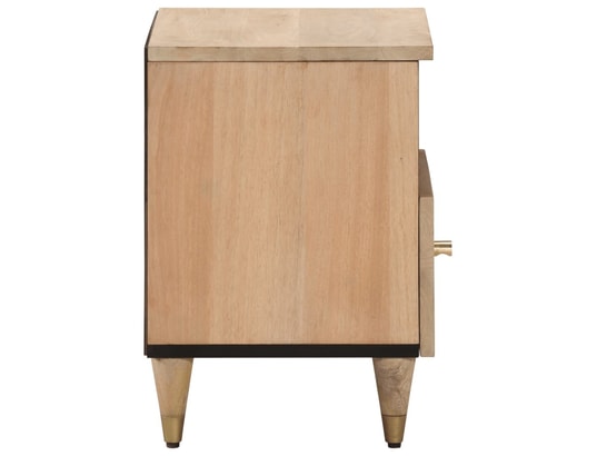 VIDAXL - Tables de chevet 2 pcs 40x33x46 cm bois de manguier solide