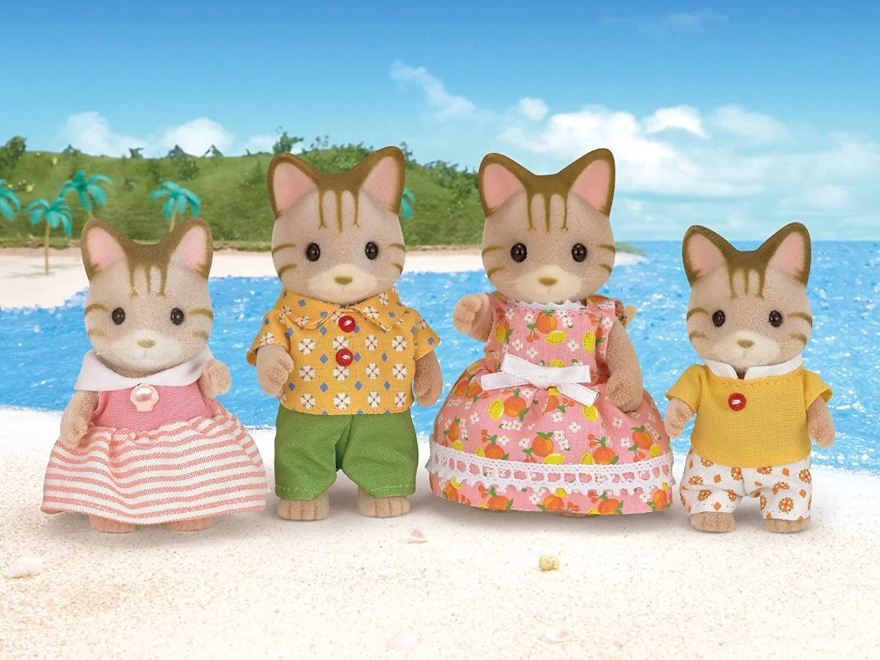 Sylvanian Families - Stribet kat familie (5180)