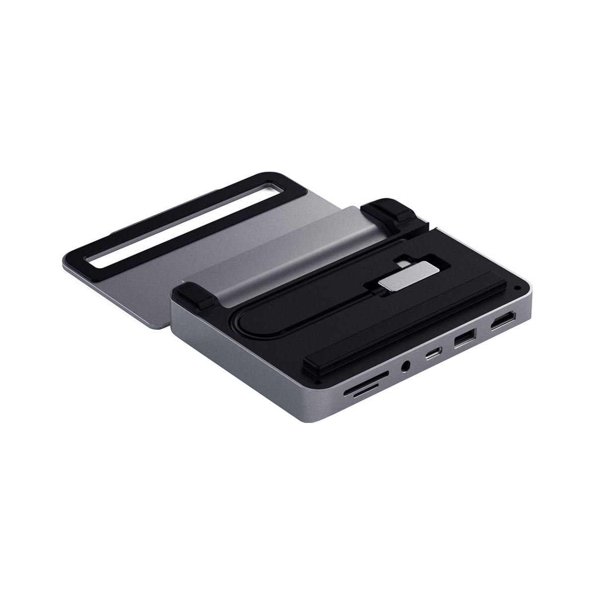 Satechi iPad Pro hub for nettbrett (grå)