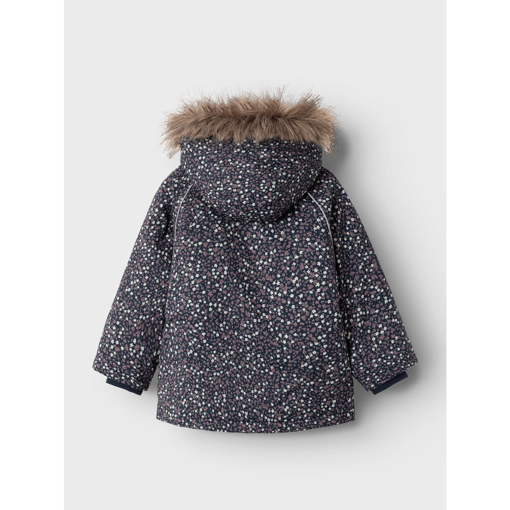 Køb Name It Dark Sapphire Liberty Snow05 Jakke AOP Fo Noos
