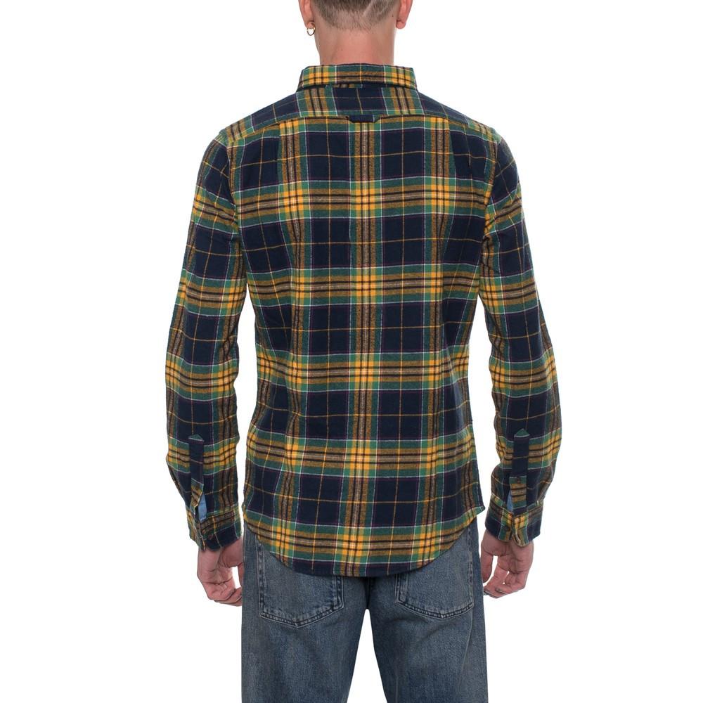 Superdry Chemise à carreaux Marine/Vert/Jaune Homme Superdry Heritage Lum
