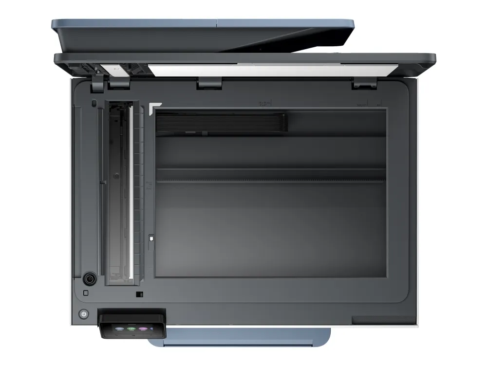 HP Officejet Pro 8125e All-in-One - Multifunktionsprinter - farve - blækprinter - Legal (216 x 356 mm) (original) - A4/Legal (medie) - op til 12 spm (kopiering) - op til 20 spm (udskriver) - 225 ark - USB 2.0, Wi-Fi(ac), LAN - mørk surf blå