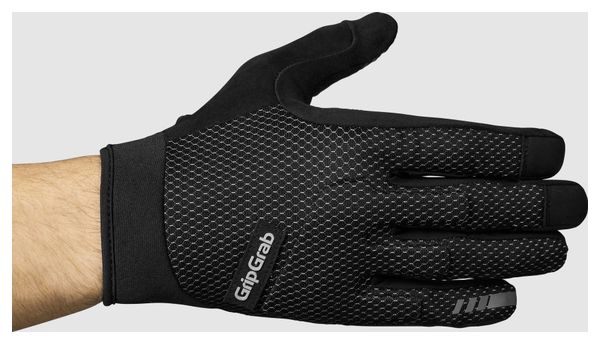 Gants longs d'été GripGrab Descent InsideGrip Noir