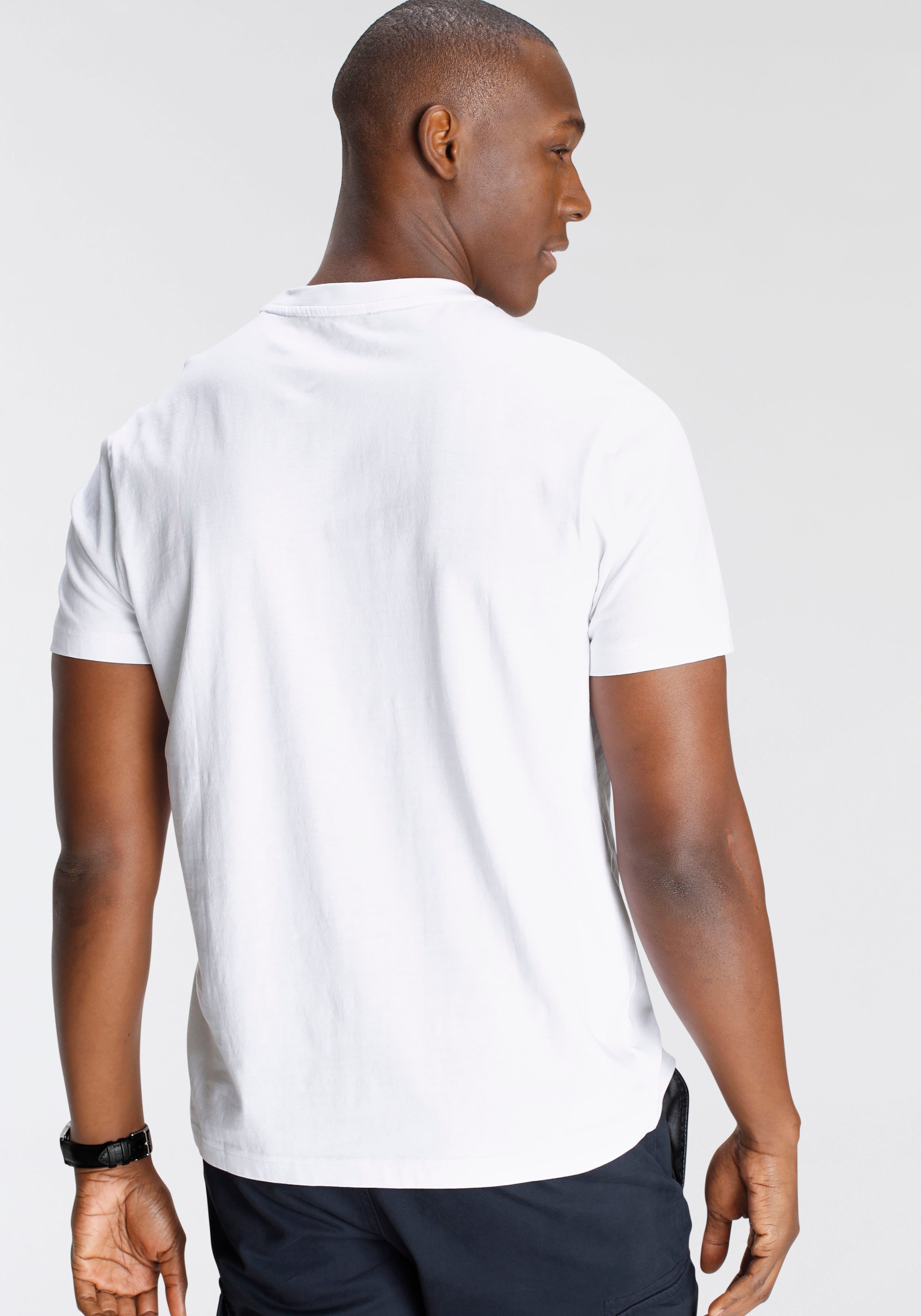 DELMAO T-Shirt , Kurzarm,  bedruckt,  Rundhals,  aus Baumwolle