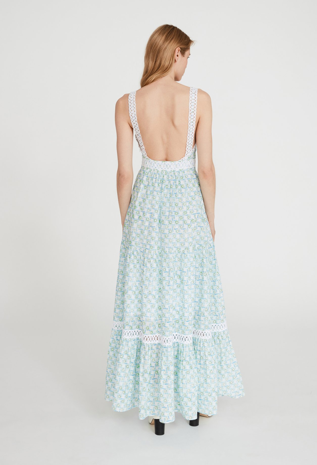 Robe longue dos nu