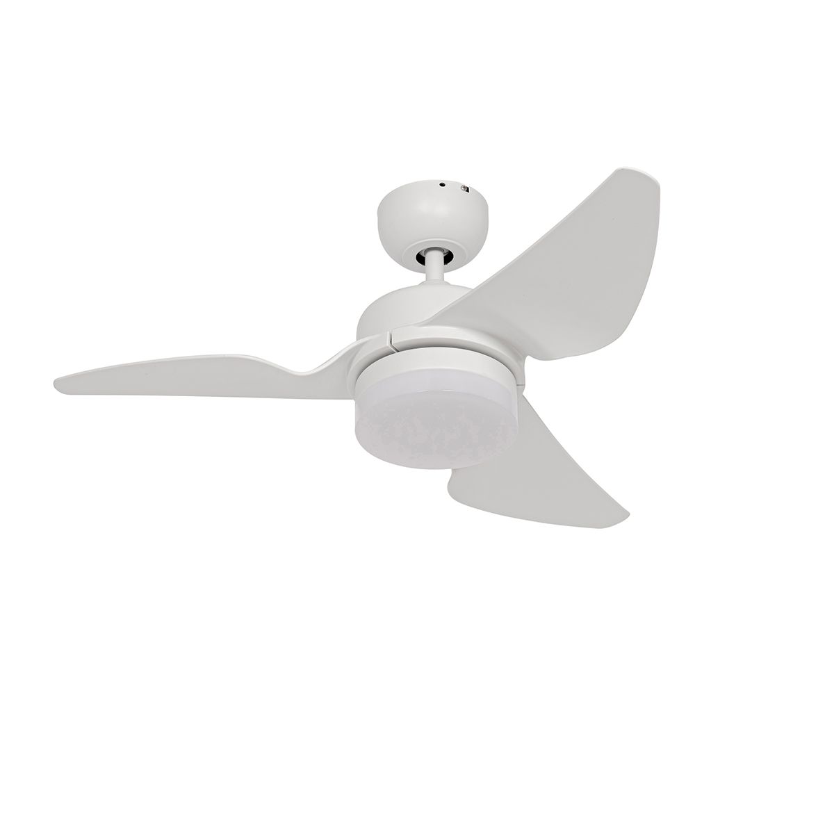 Plafondventilator wit 86.7cm incl. LED dimbaar met afstandsbediening - Yuki