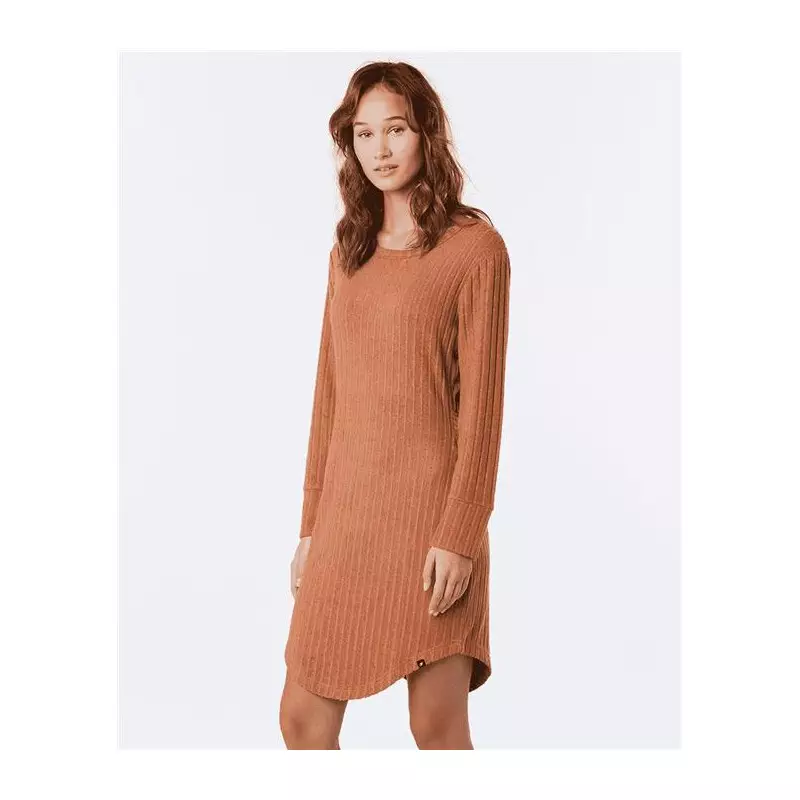 Robe RIPCURL New Cosy Dress Light Brown