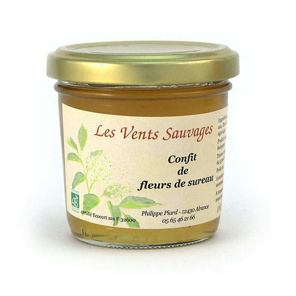 Confit de fleurs de sureau bio