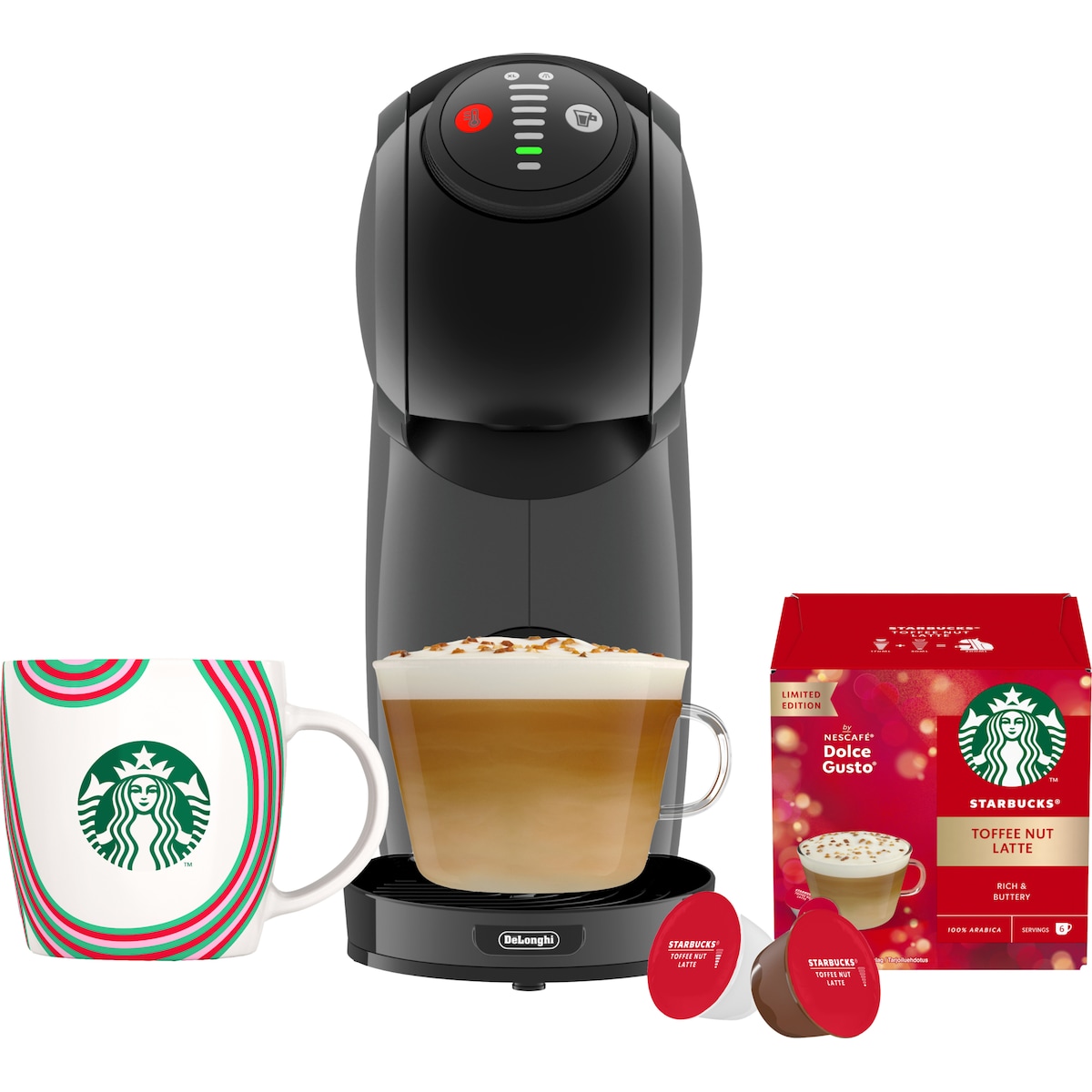Nescafé Dolce Gusto Genio S kapselmaskin Starbucks-pakke