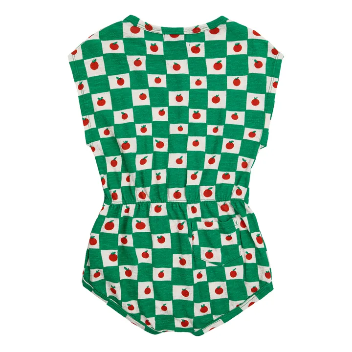 Bobo Choses Combishort Coton Bio Tomates | Vert
