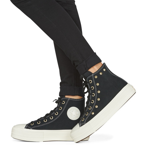 Converse - Chuck Taylor All Star Lift Glam & Punk Hi - Noir