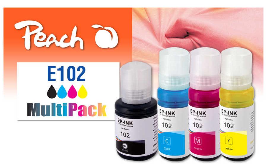 Tinte Epson CISS 102 Multi-Pack C, M, Y, BKDruckerpatrone: Schwarz, Cyan, Magenta, Gelb