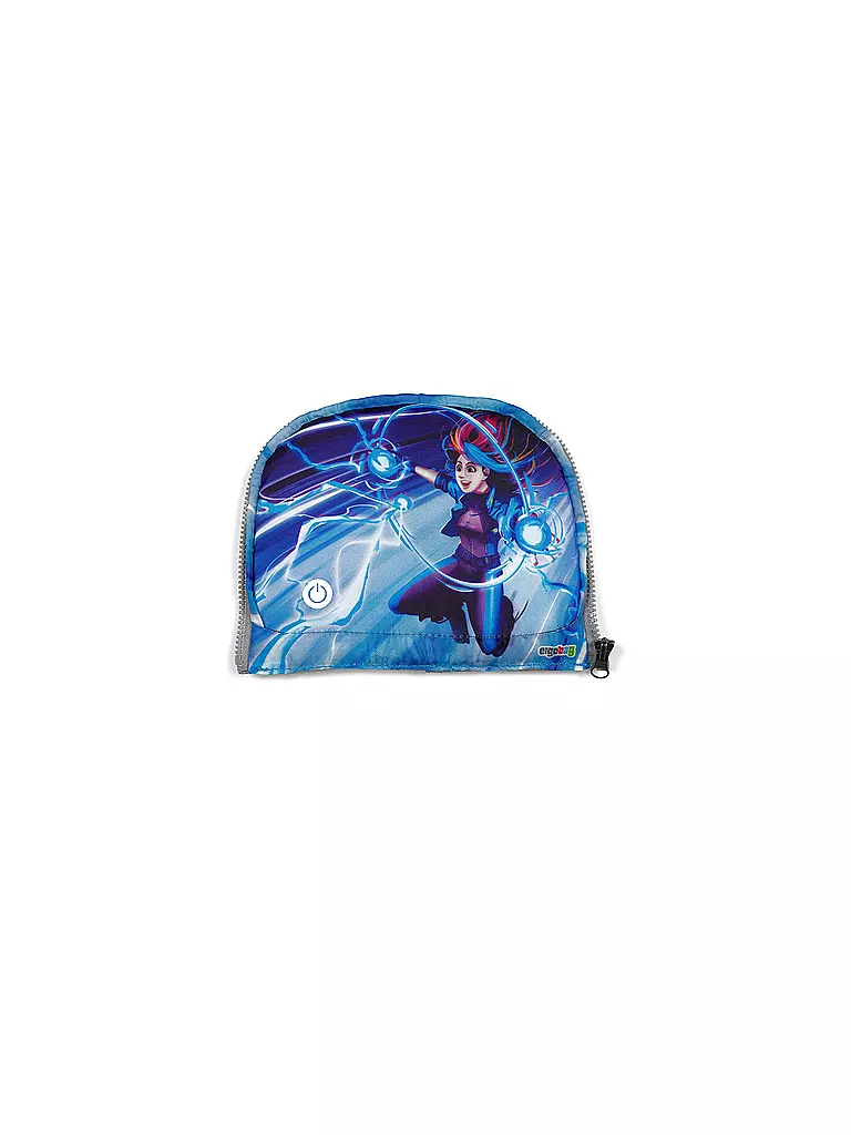 ERGOBAG Zip Set Zippies LED - Superhelden bunt
