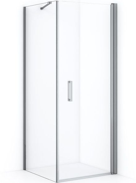 Diamond Douchecabine | 70x70 cm Chroom Helder glas Draaideur Vierkant