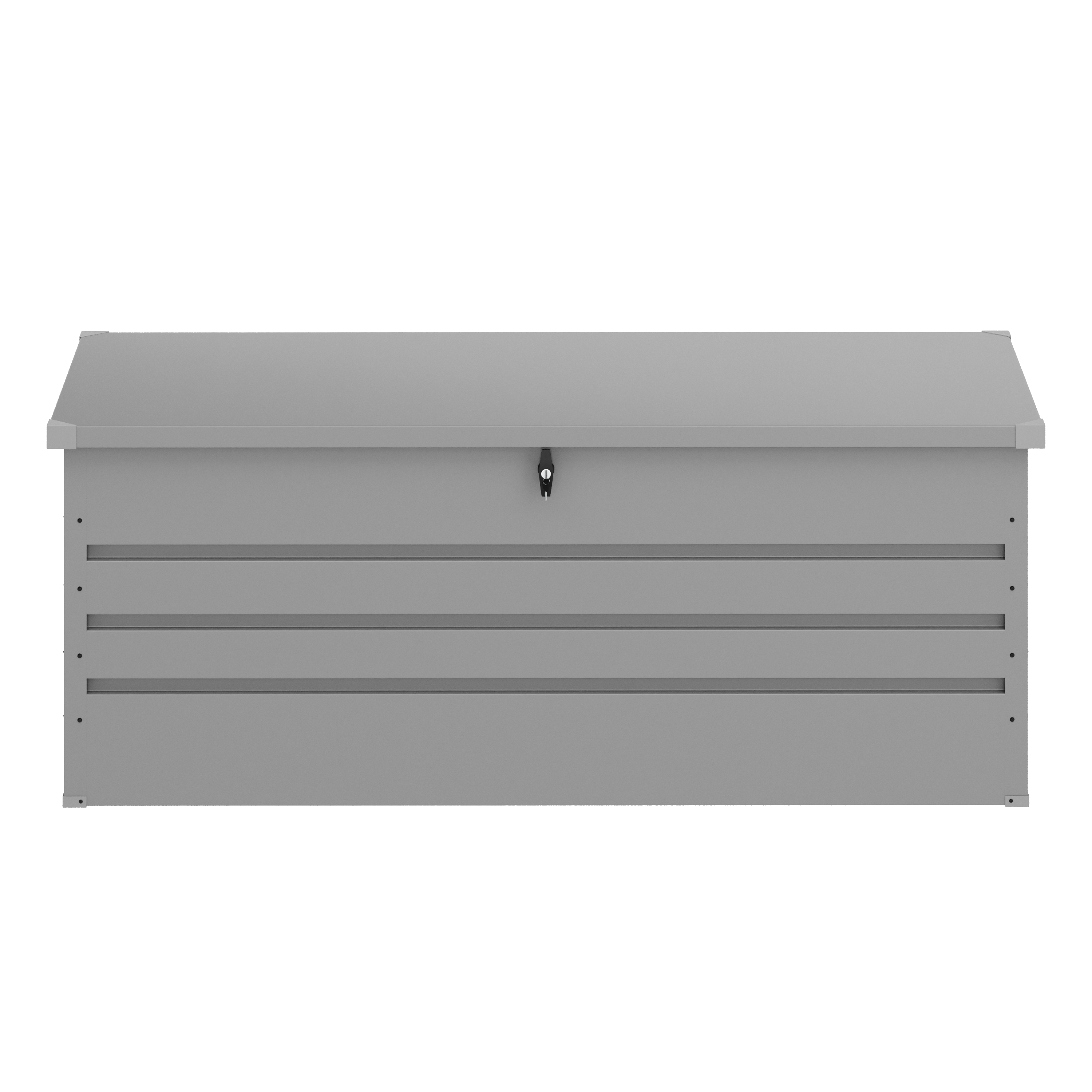 Gartenbox wasserdicht MONACO 165 x 70 x 64 cm 600L hellgrau
