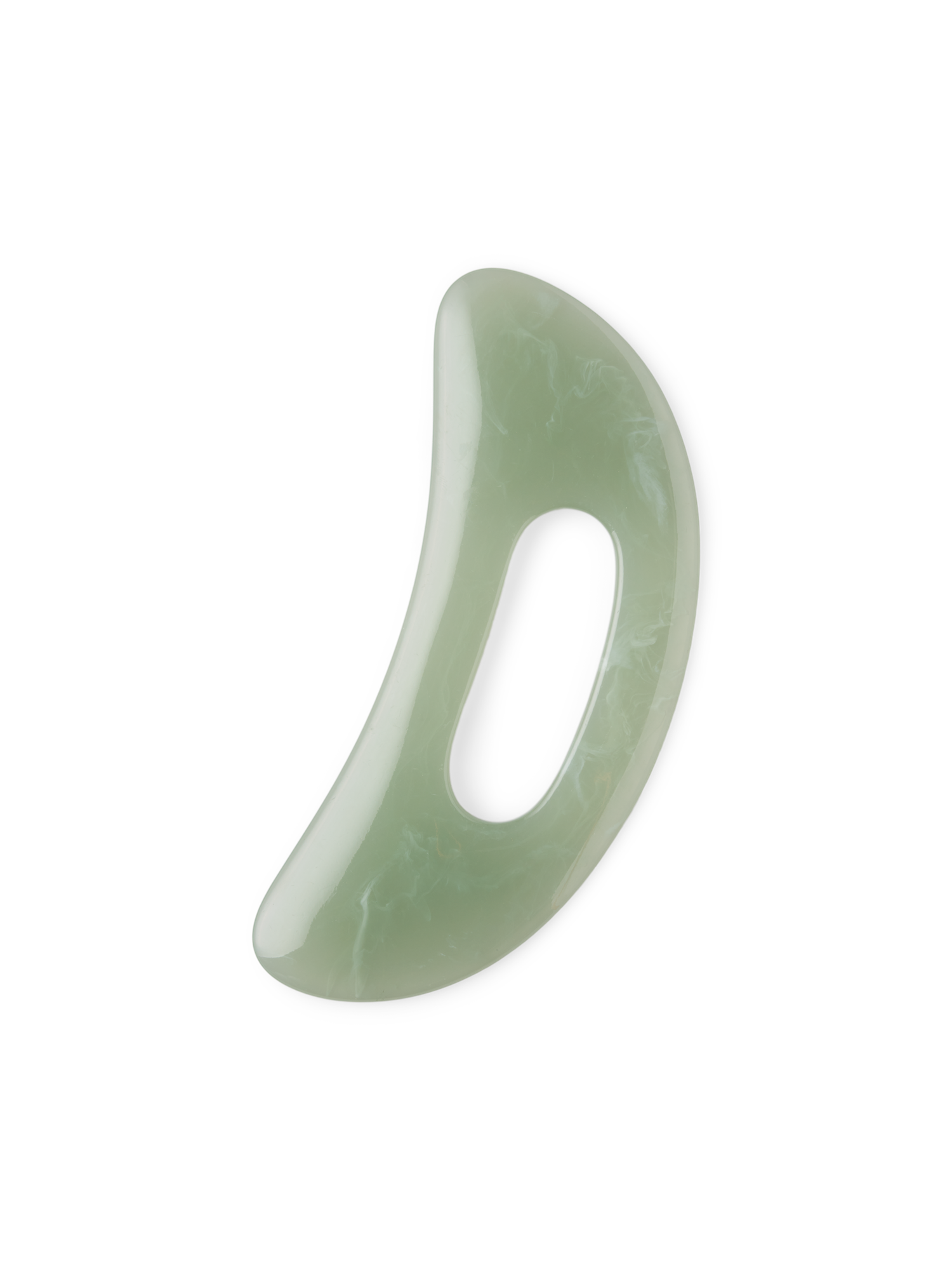 Gua sha til kroppen | 17,5 x 7 x 1 cm. | Dusty Green