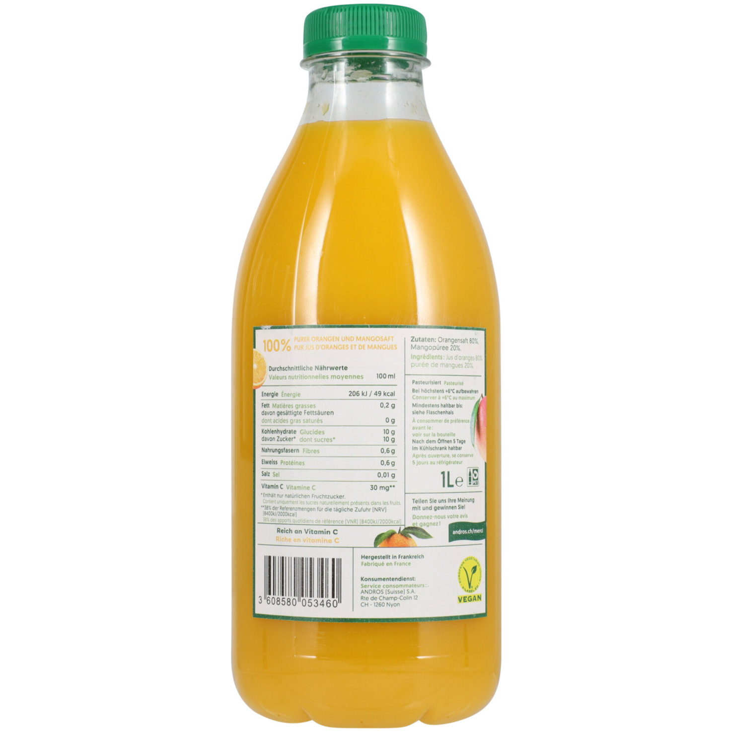 Andros Orangen & Mango Saft