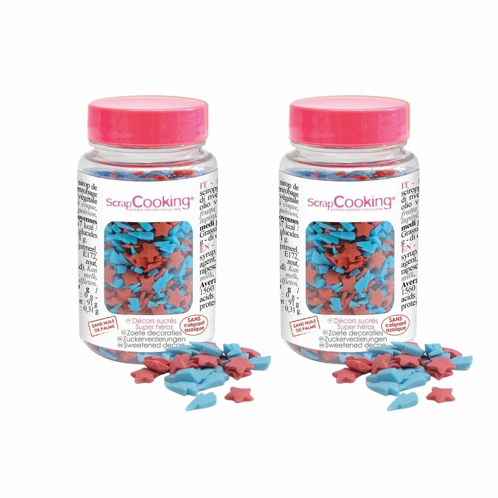 Décors sucrés super héros 110 g