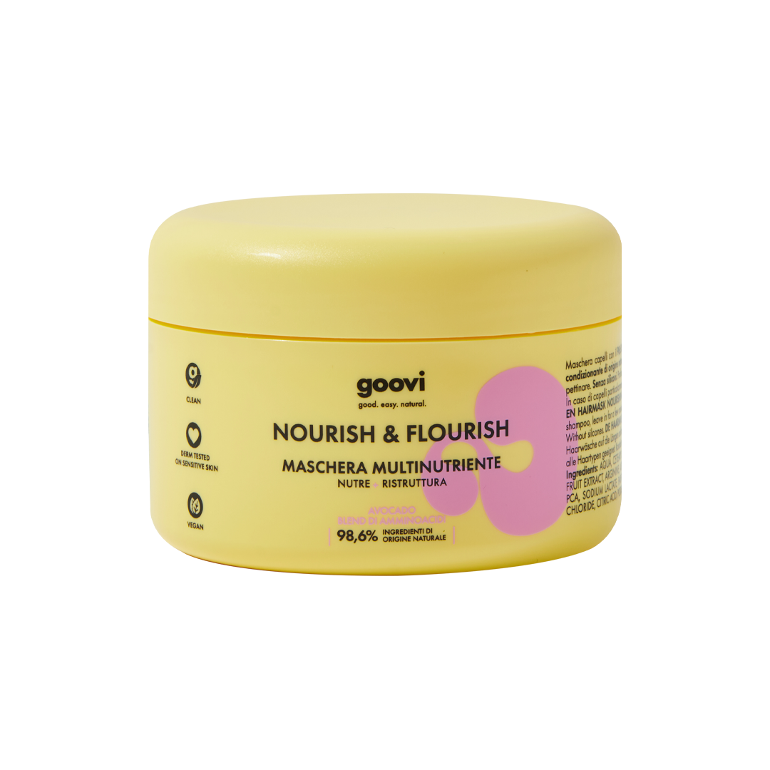 Goovi NOURISH & FLOURISH Haarmaske<br>200 ml, Multinährstoffe