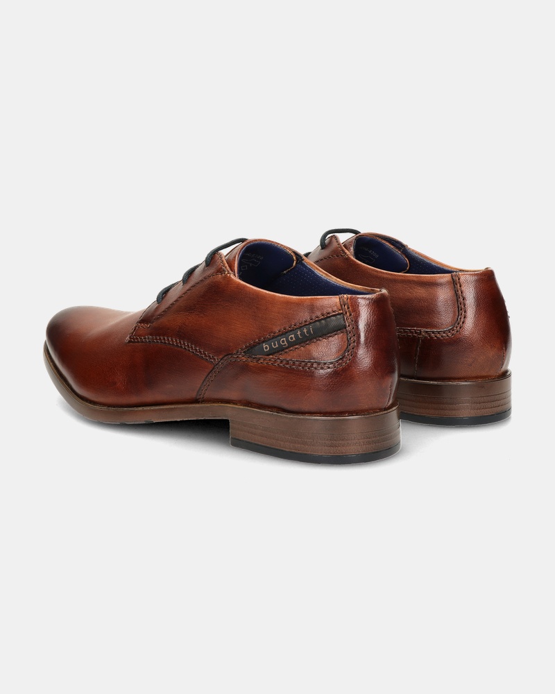 Bugatti Lage nette schoenen  - cognac