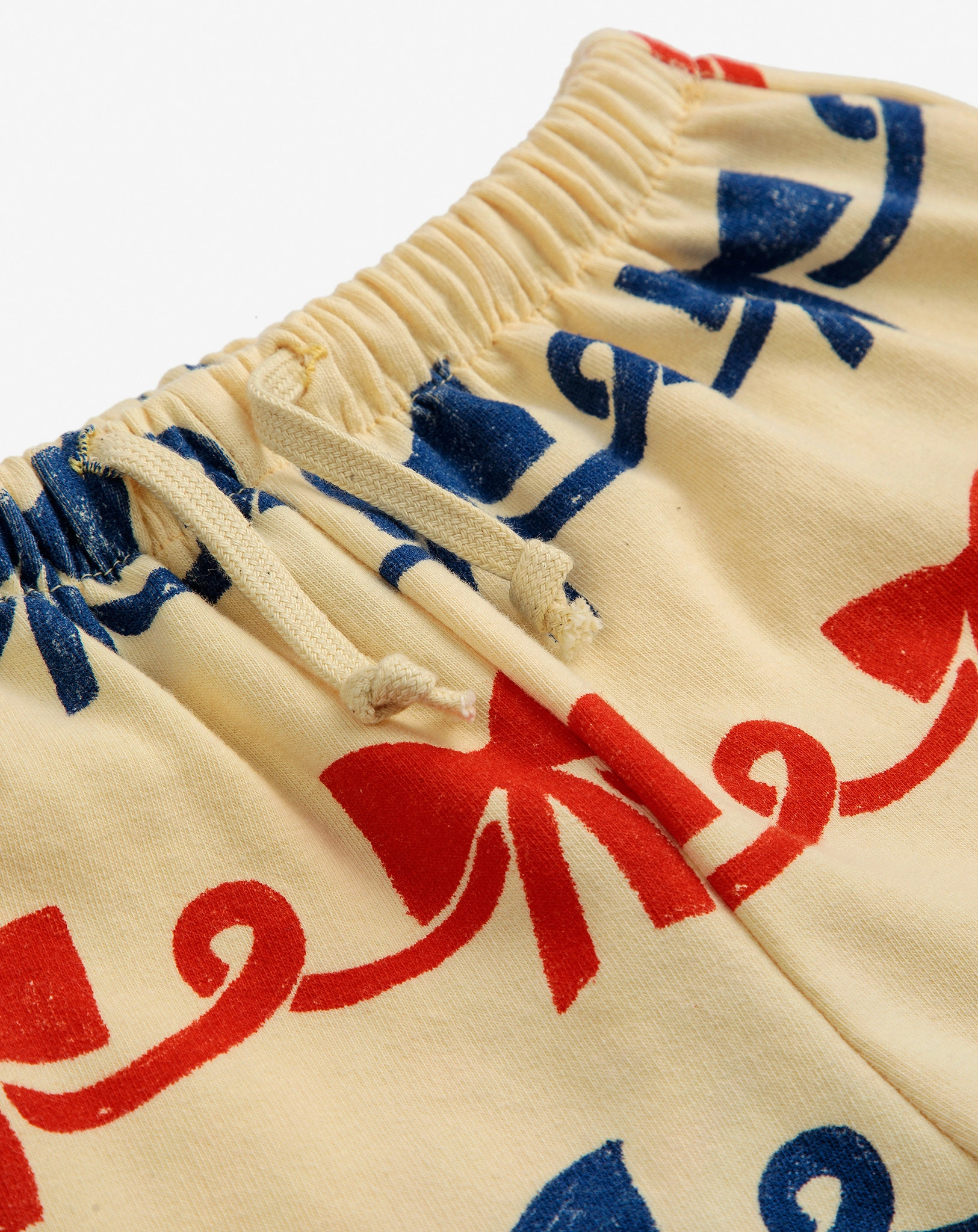 Jogginghose RIBBON BOW AOP in light yellow