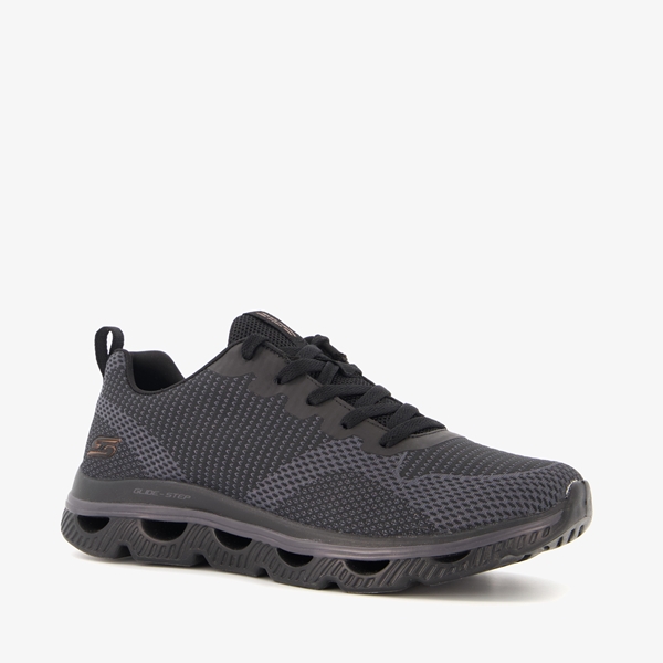 Skechers Arc Waves dames sneakers zwart