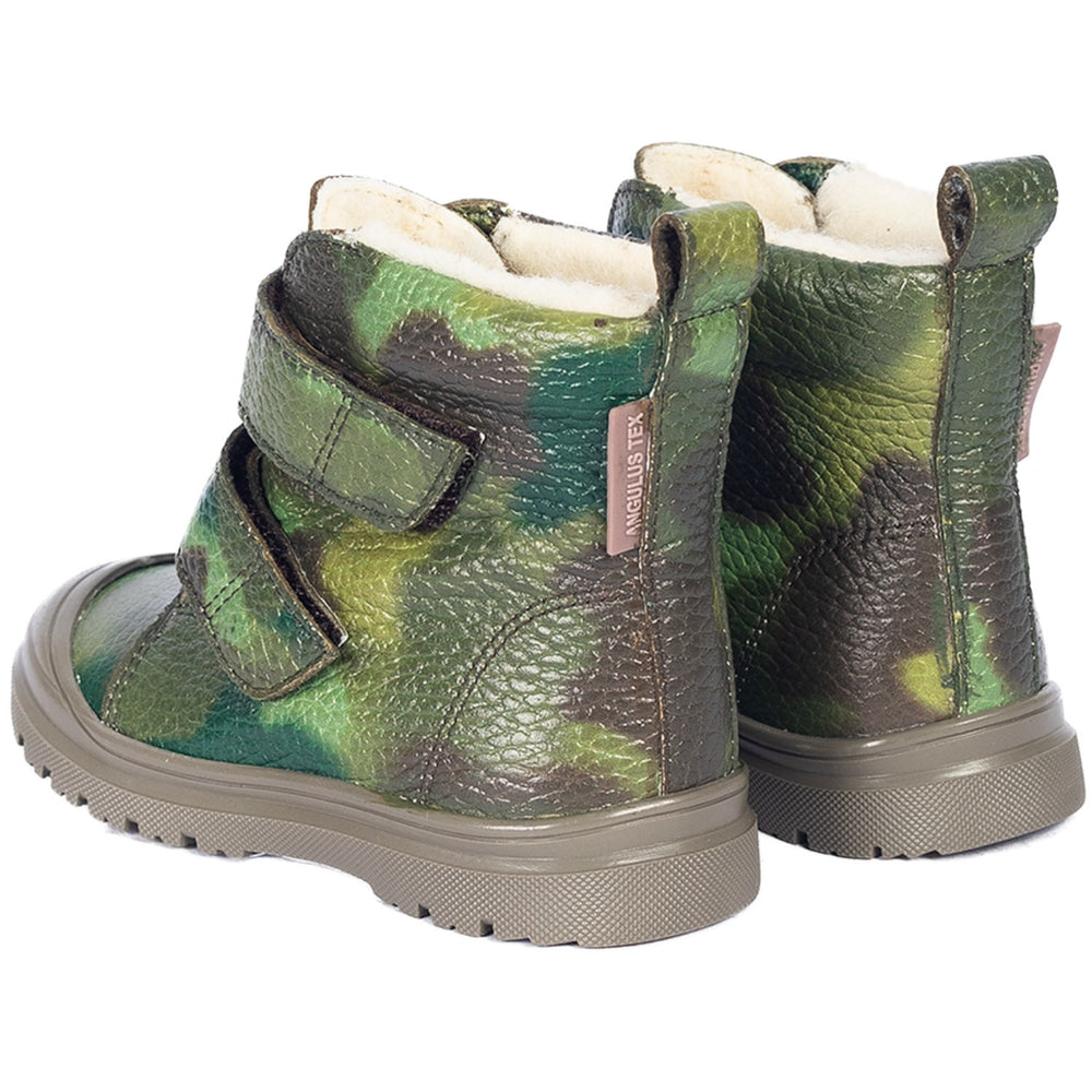 Køb Angulus Camo Print Tex-Støvle Med Merino Uldfoer Og Camouflageprint