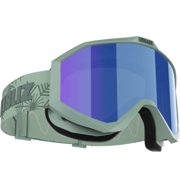 Masque de ski BLIZ LINER JR MATT GREEN W DARK GREEN LOGO/BROWN BLUE